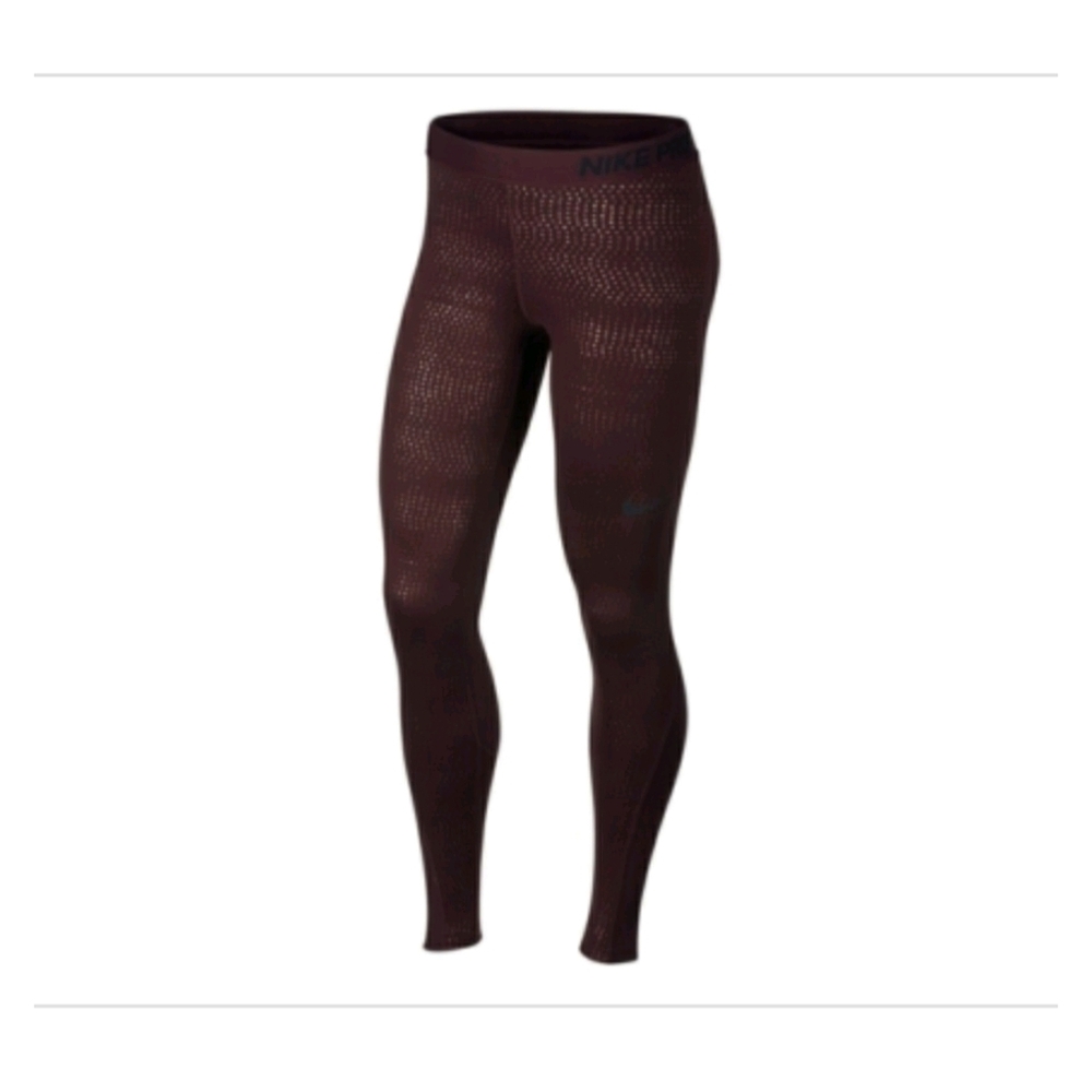 Nike Pro Metallic Dots Print Leggings Medium